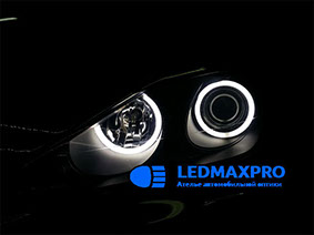 Установка ангельских глазок SMD на Lexus IS 250